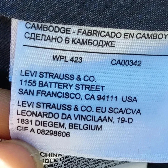 NWT Dockers Signature Big & Tall Classic Fit Lux Cotton Pants 50W×32L Blue - Picture 10 of 15